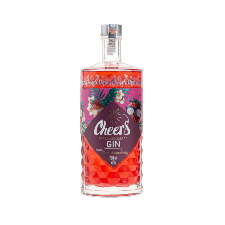 Cheers Craft Gin Pink Strawberry 75cl