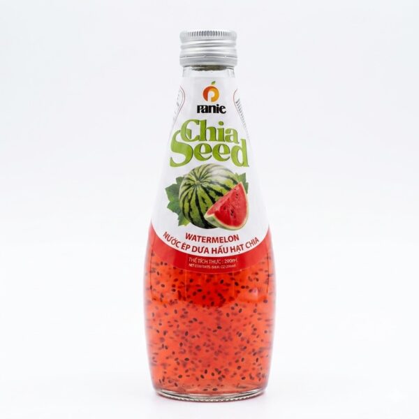 Panie Chia Seed Watermelon Juice 290ml bottle