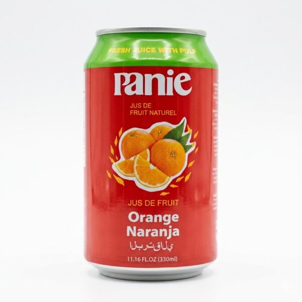 Panie Orange Juice Drink 330ml bottle with fruit pulp