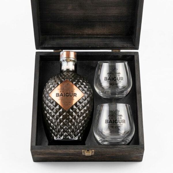 Baigur Gin Gift Set Vietnamese premium gin gift box