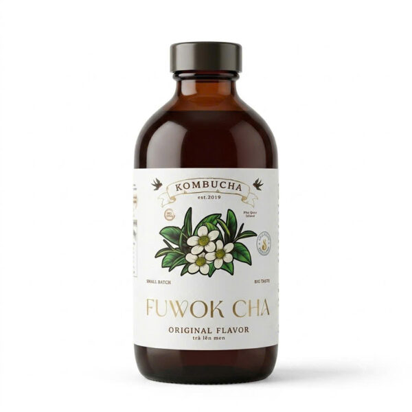 Fuwok Cha Original Kombucha Craft Fermented Tea Drink 250ml from Phú Quốc